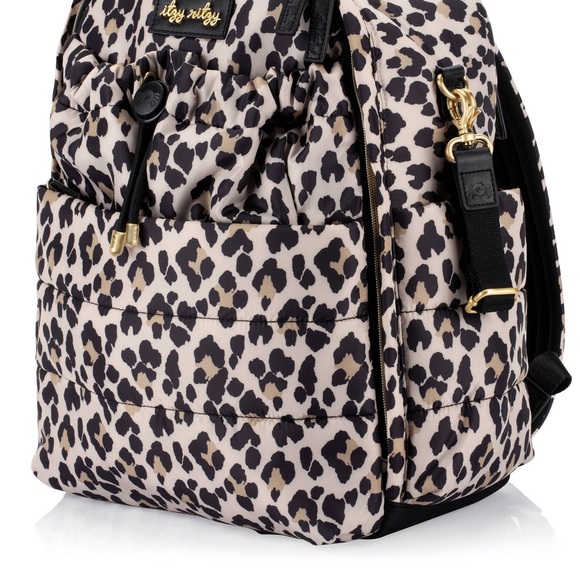 Itzy Ritzy Leopard Print Dream Backpack diaper bag main image 13